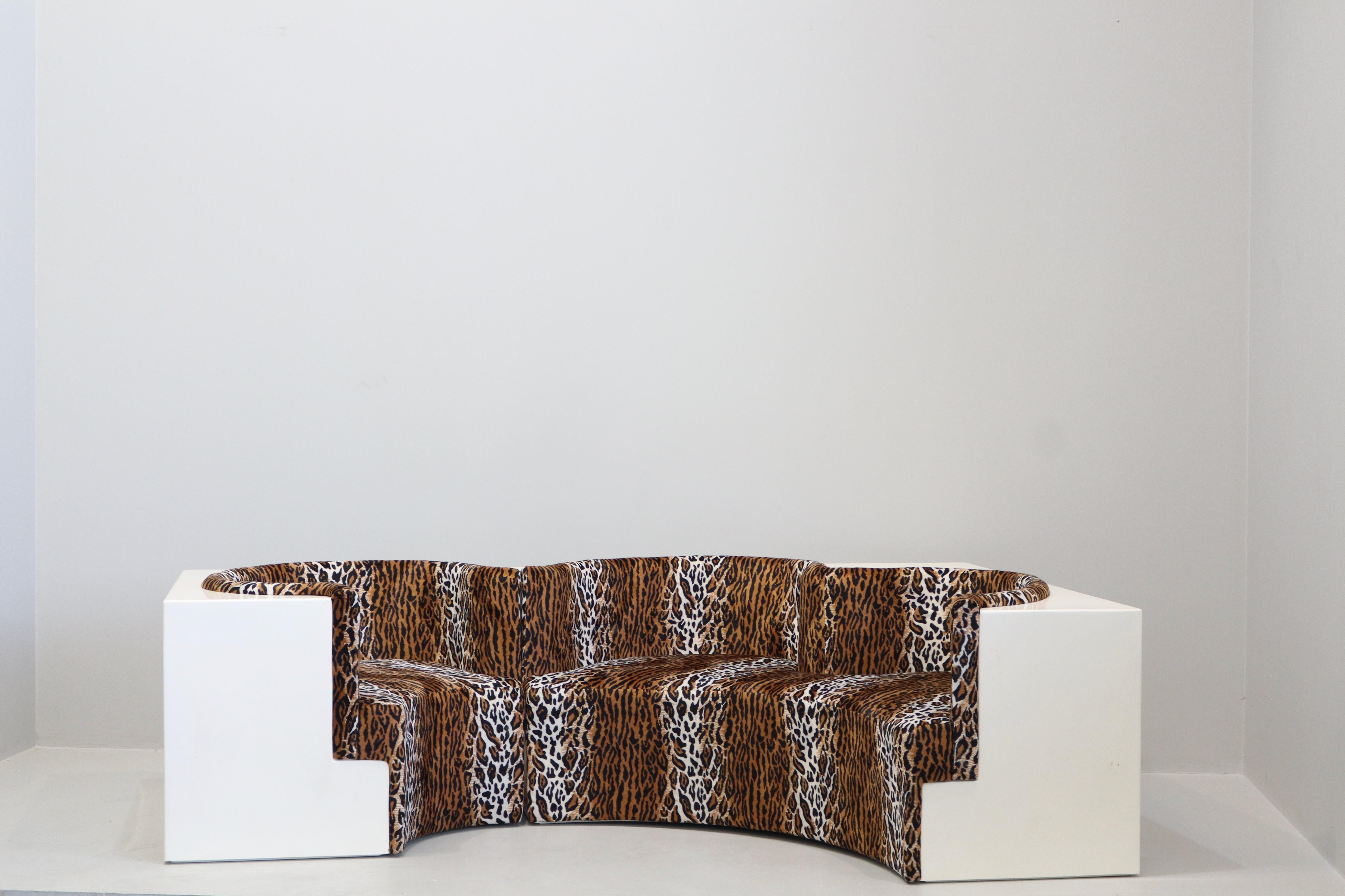 Sehr seltenes Safari Lounge Sofa, Archizoom Associati 1968 im Angebot 11
