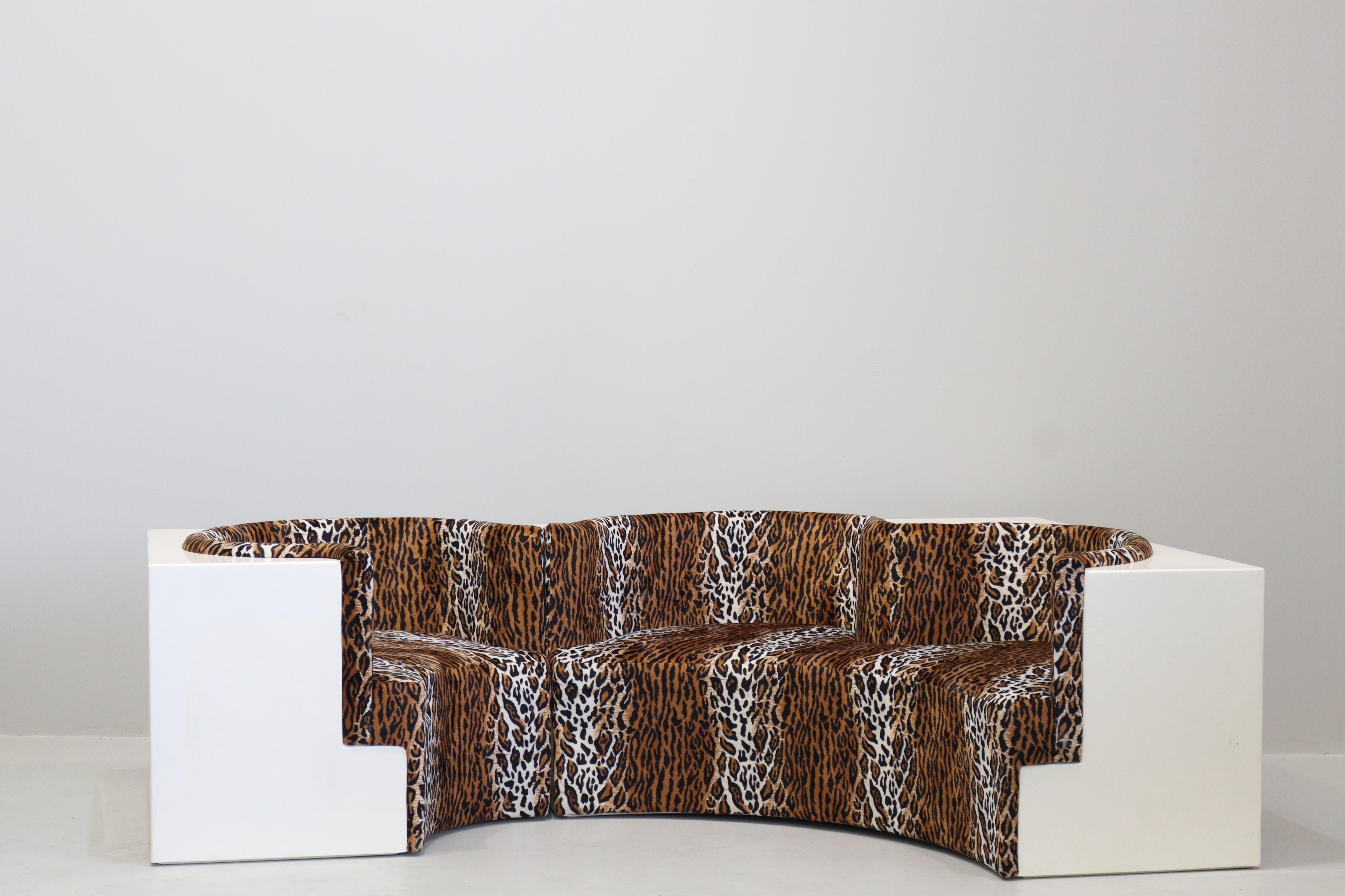 Sehr seltenes Safari Lounge Sofa, Archizoom Associati 1968 im Angebot 10