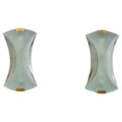 Max Ingrand Per Fontana Arte Rara Coppia Di Applique Modello 2225
