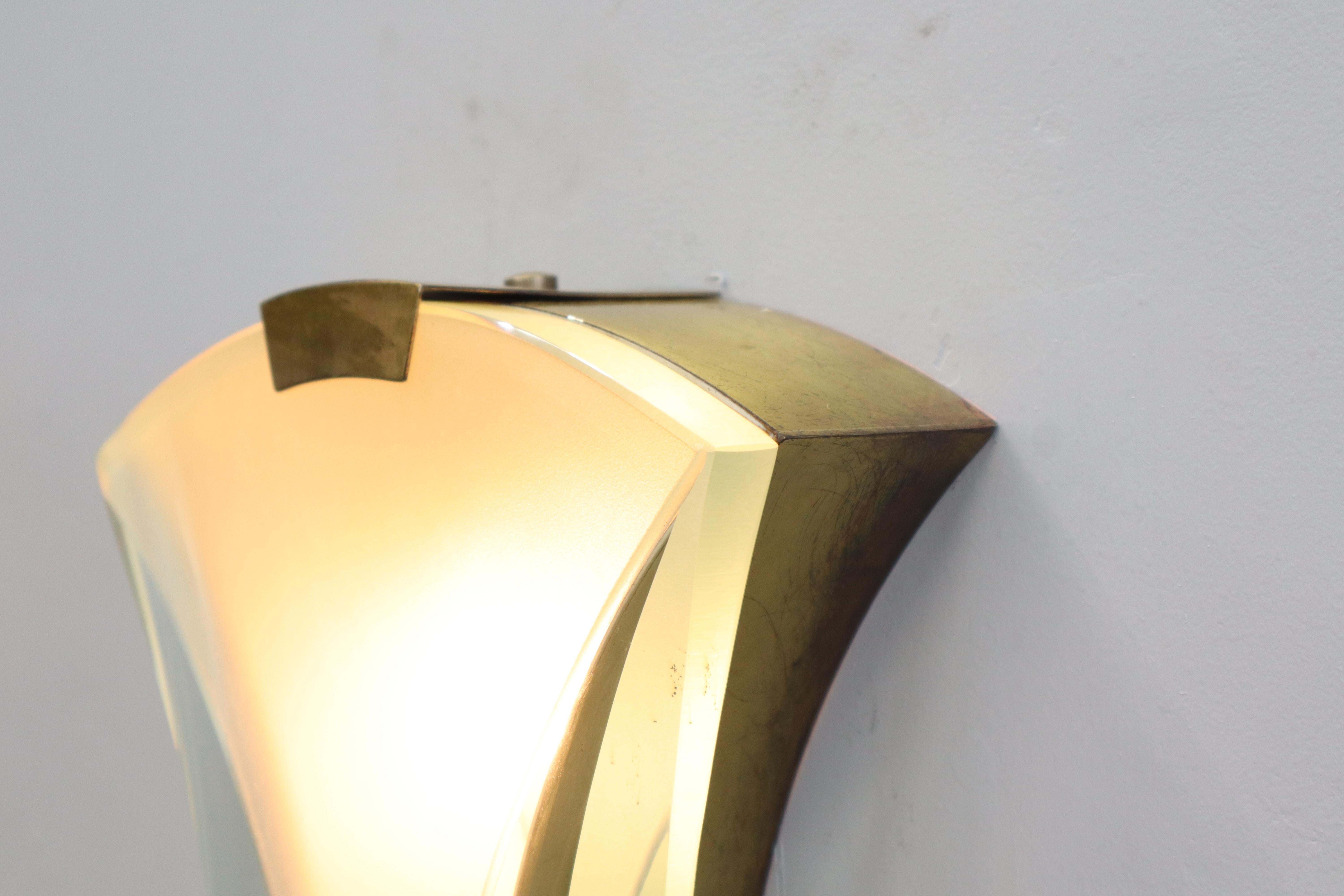 Max Ingrand Per Fontana Arte Rara Coppia Di Applique Modello 2225 en venta 3