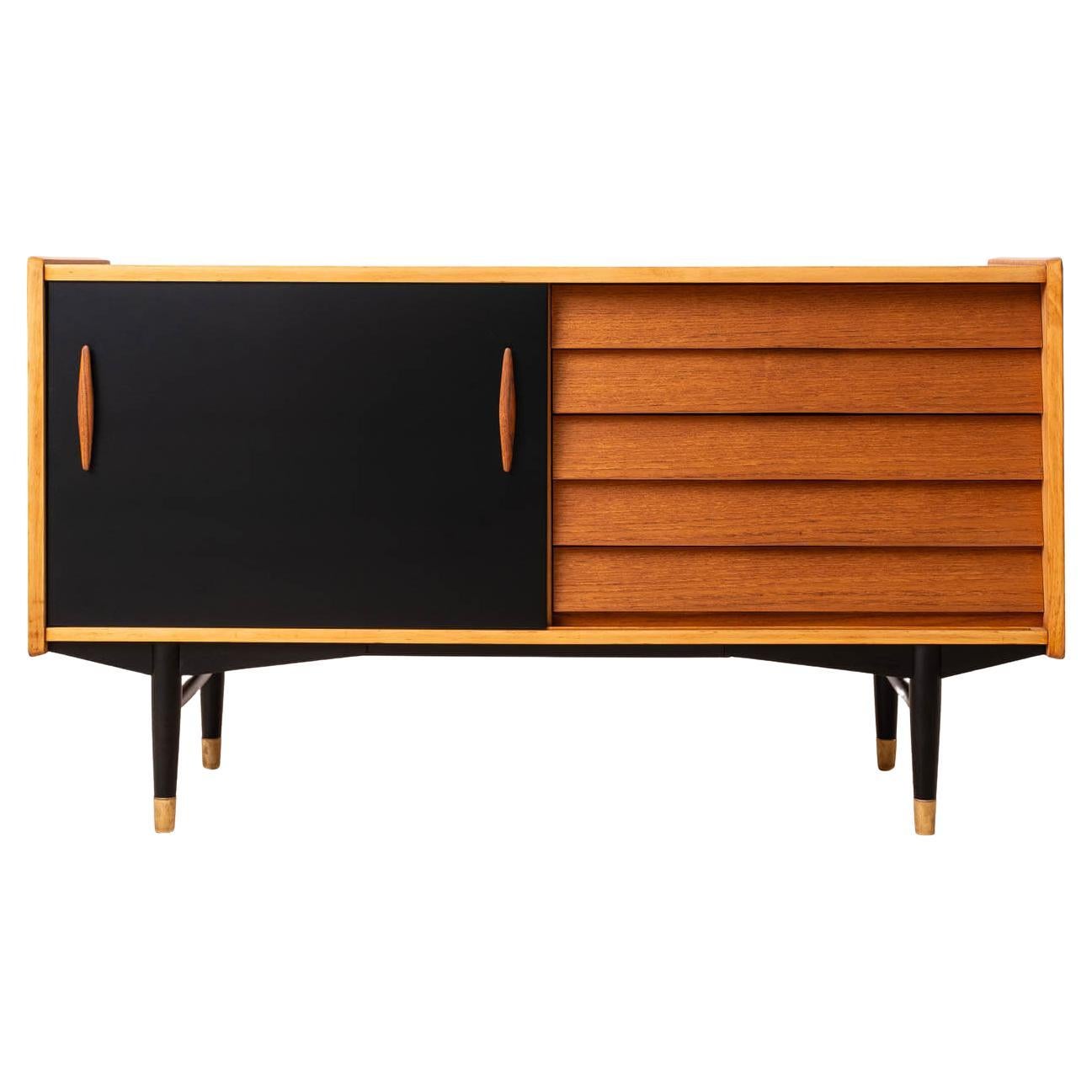 Vintage Teakwood Sideboard by Nils Jonsson for Hugo Troeds, Scandinavian Modern For Sale