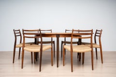 Niels Otto Møller Geschirrset für J.L. Møller, Dänemark, 1960er Jahre, 7-teiliges Set