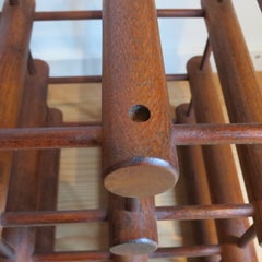 Danish Wine Rack Bottle Holder By Richard Nissen for Nissen Langaa 1960s