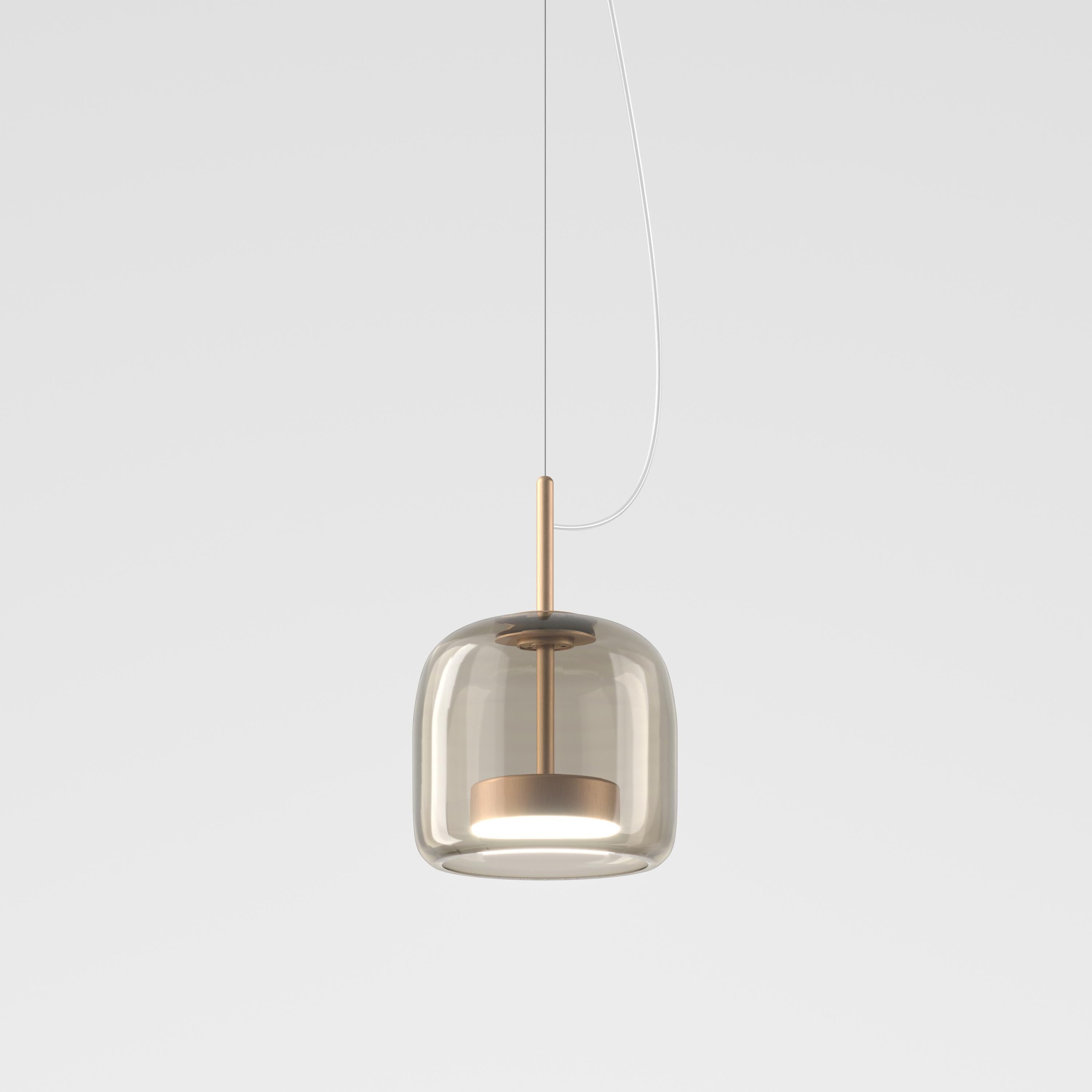 For Sale: Gray (Smoky and Transparent) Vistosi Led  Suspension Light