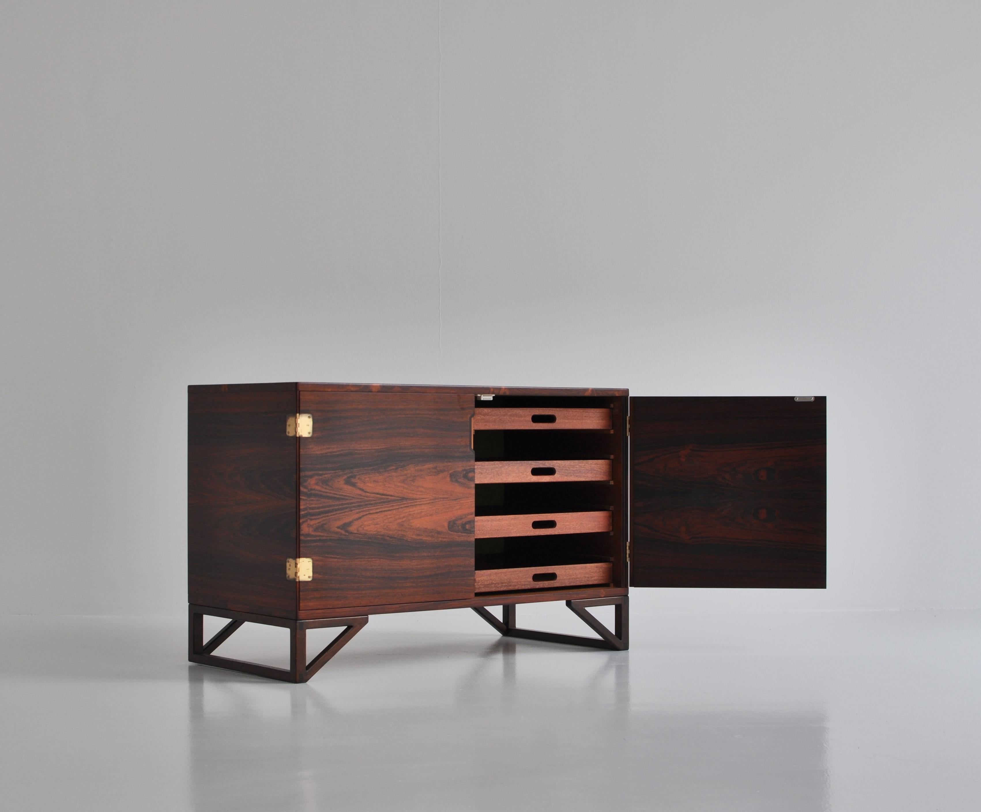 Danish Modern Rosewood Cabinet / Sideboard by Svend Langkilde for Illums, 1960s 1