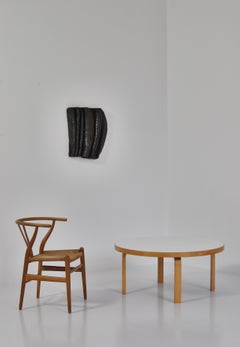 Grande sculpture murale en grès organique et moderne unique d'Ole Bjrn Krger, années 1960