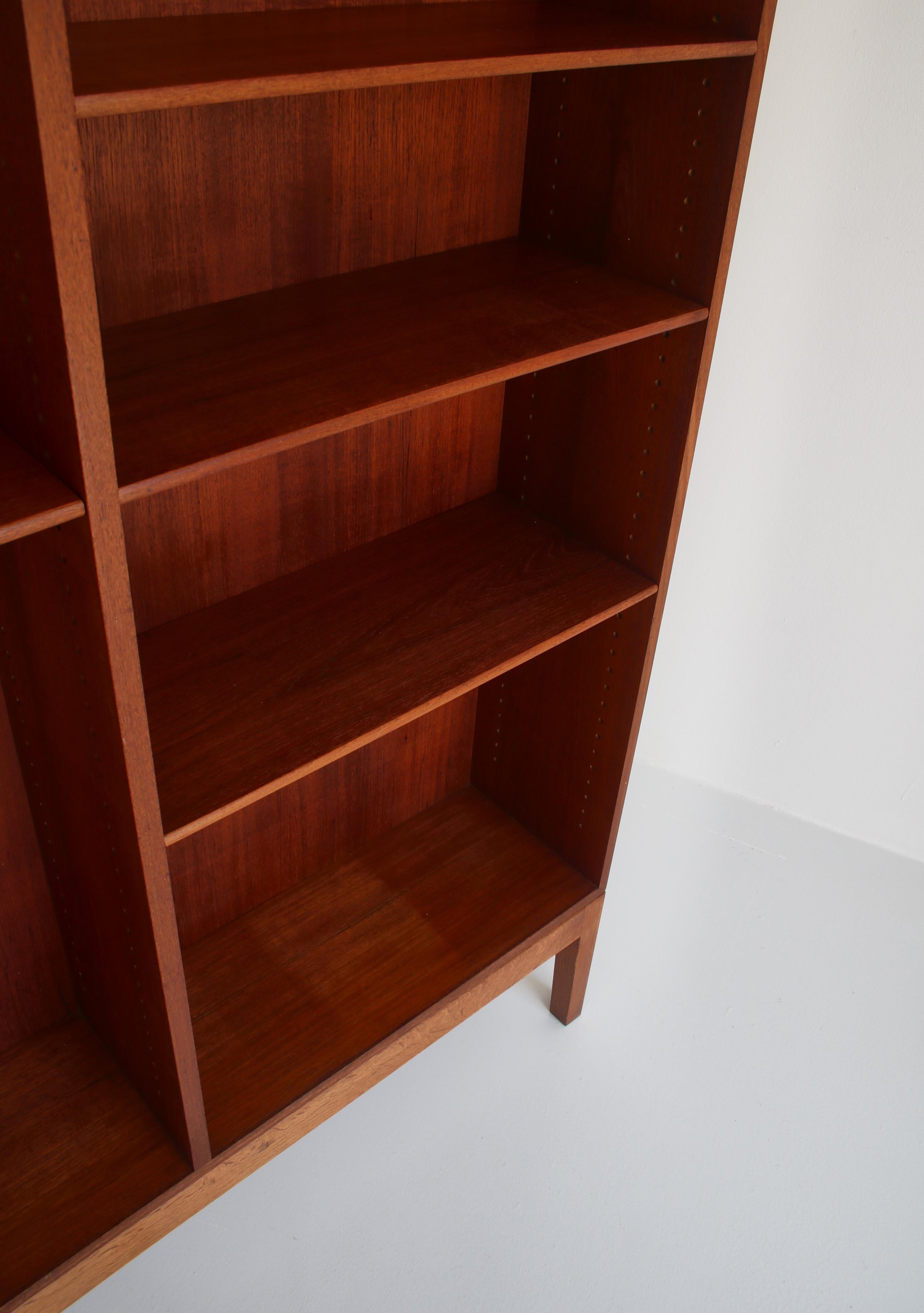 Børge Mogensen Scandinavian Modern Set of Teak & Oak Bookcases, FDB, 1950s 6