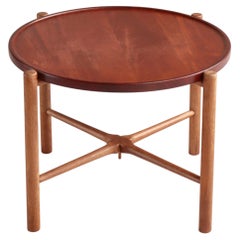 Hans J. Wegner Tray Table Model AT-35 in Oak & Teakwood by Andreas Tuck, 1950s