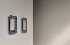 Pair of 1950s Danish Modern Ceramic Wall Mirrors by Marianne Starck