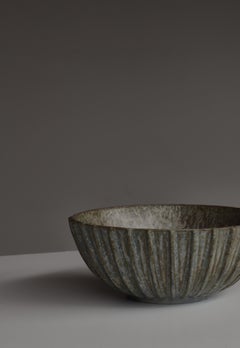 Arne Bang Cuenco grande de gres Art decó no. 189, Estudio propio, Años 30, Dinamarca