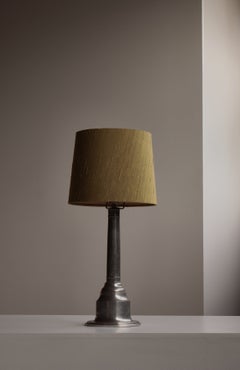 Just Andersen Art Nouveau Pewter Table Lamp no. 696, Denmark, 1930s
