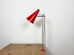 Vintage-Tischlampe in Rot von Josef Hůrka für Lidokov, 1960er Jahre