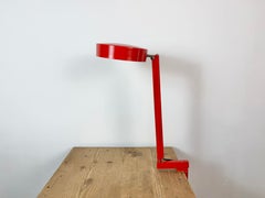 Vintage Red Adjustable Table Lamp, 1970s