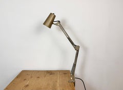 Vintage Brown Adjustable Architect Table Lamp, 1960s