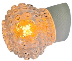 Vintage White Porcelain Wall Light, 1970s