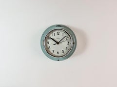 Vintage Blue Citizen Ships Wall Clock, 1970s