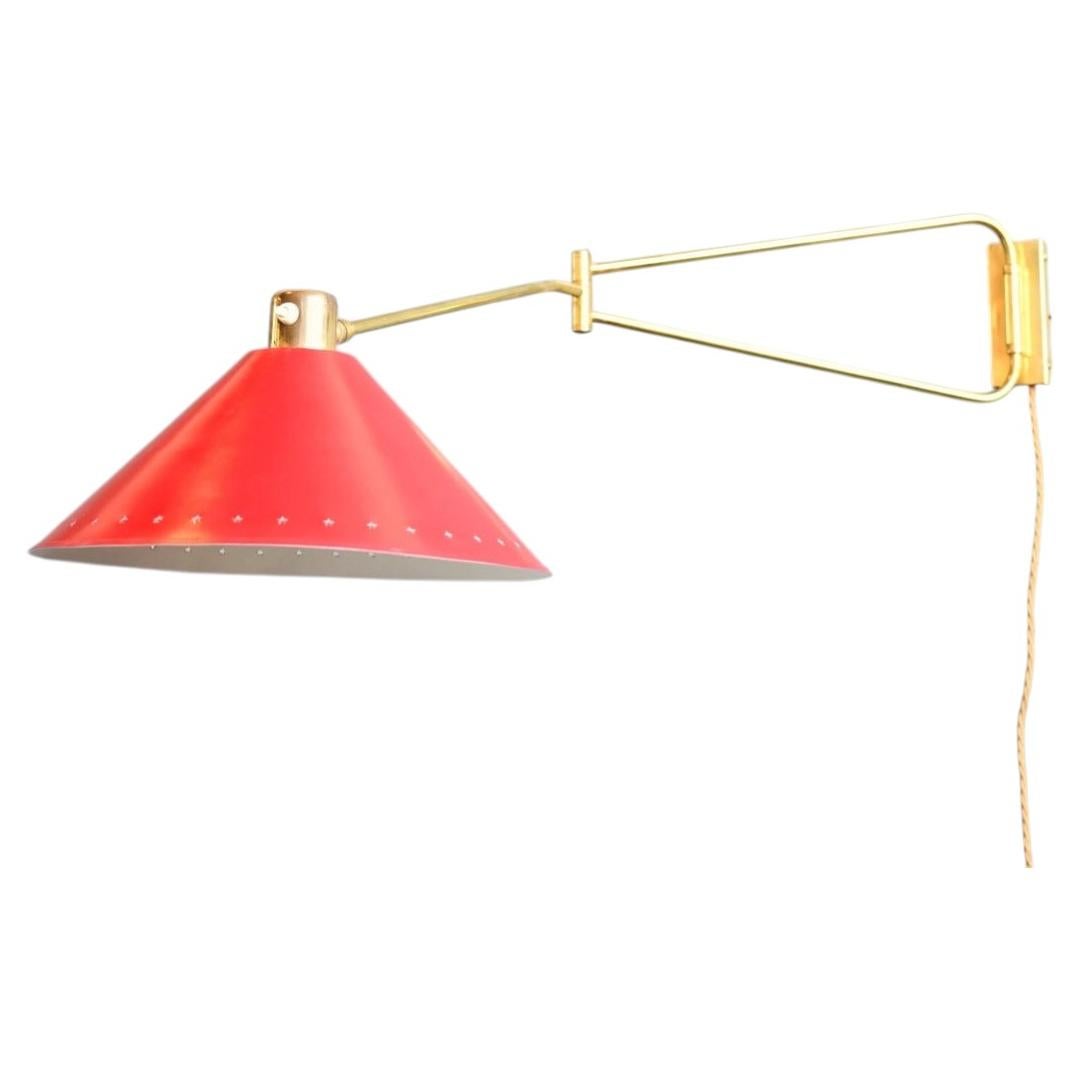 René Mathieu for Lunel Wall Lamp Circa 1950s For Sale