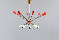 Lustre « Sputnik » du milieu du siècle, vers les années 1950
