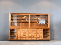 German Pharmacy Cabinet Circa 1940s