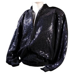 Michael Jackson Owned & Worn Black Sequined Jacket