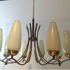 Italian Vintage Chandelier Attributable to Arredoluce Monza