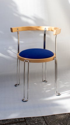 Paire de fauteuils prototypes rembourrés signés « Oblado », Blå Station, Suède, 1986