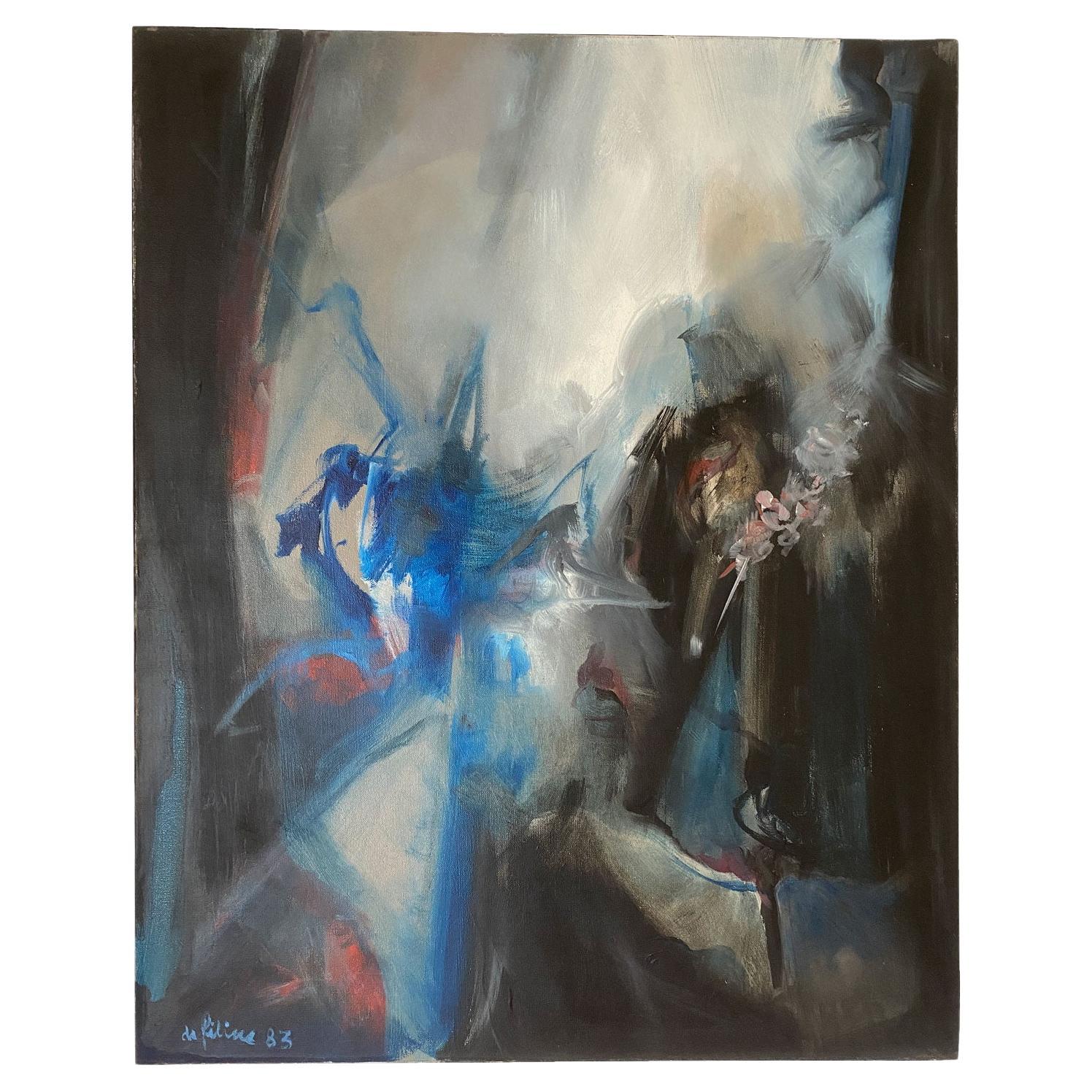 Jacques de Feline de la Roche pintura abstracta 1983