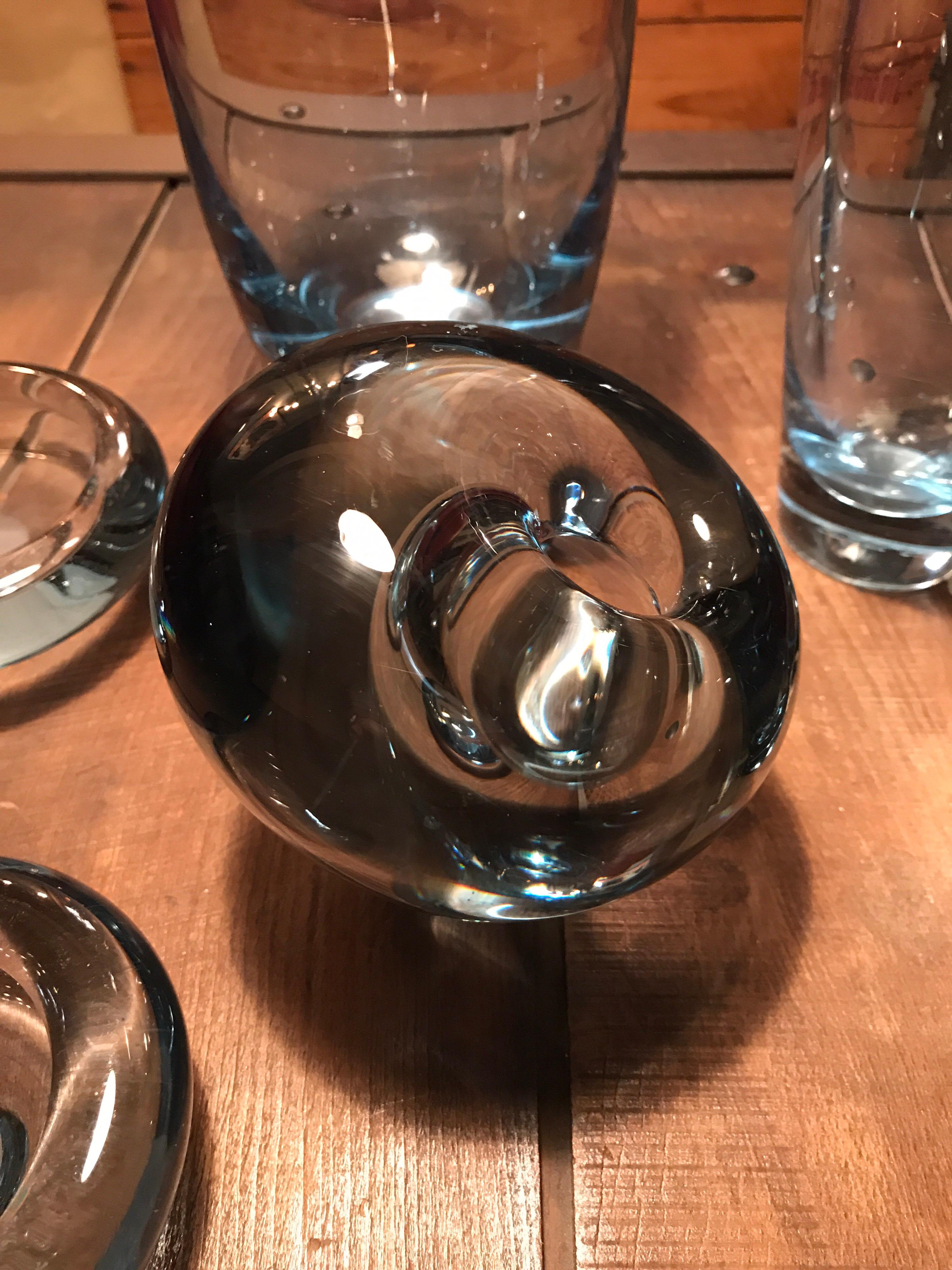 Set of Vintage Royal Copenhagen Glass Designed by Per Lütken for Holmegaard 1