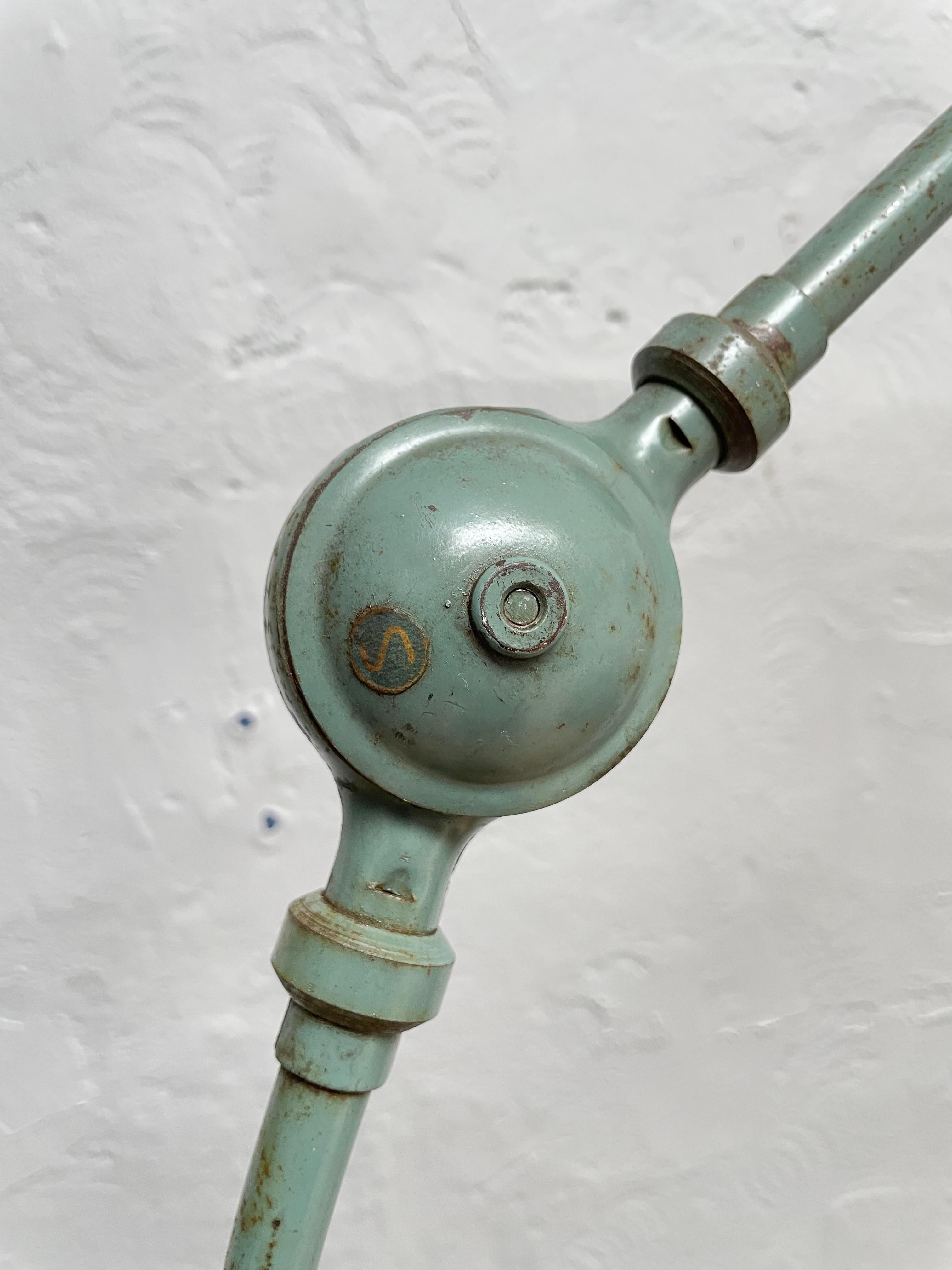 Aluminum Triplex Industrial Lamp Designed by Johan Petter Johanson in the 1950s For Sale
