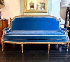 French Giltwood Canapé Attributed to Georges Jacob