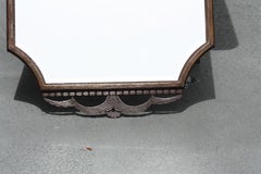 Good Edgar Brandt Patinated Wrought Iron Mirror