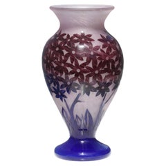 Degue, Fine Cameo Glass Vase French