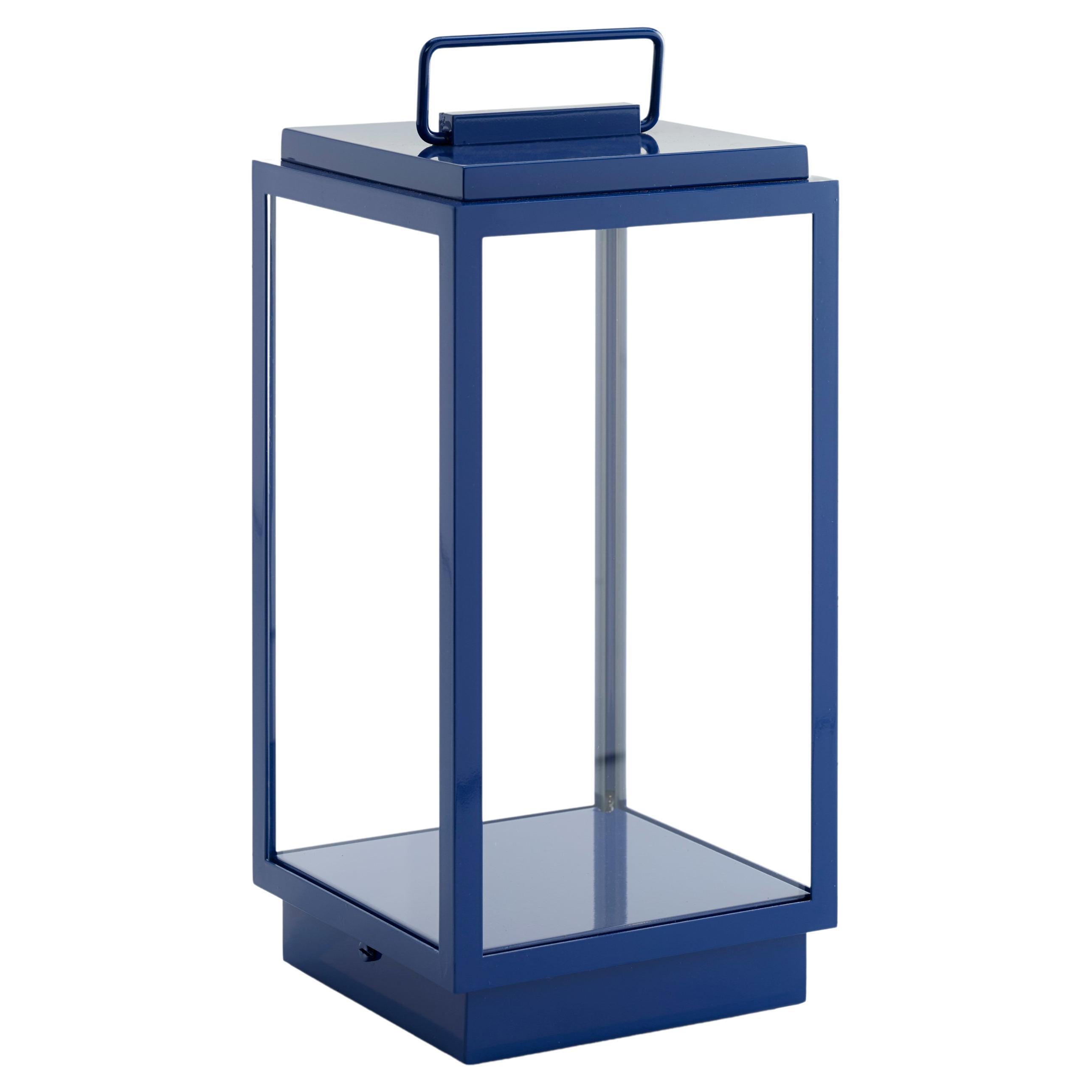 Tekna Blakes Table Lamp in Bronze with Royal blue lacquer