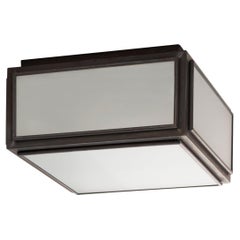 Tekna Chelsea Medium Ceiling Light with Dark Bronze Finish and Frosted Glass