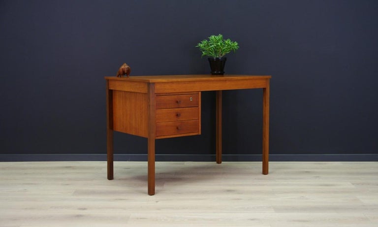 Scandinavian Design Writing Desk Teak Retro For At 1stdibs Scandinavian Modern Design Writing Desk Teak Retro For