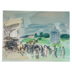 Raoul Dufy, lithographie en couleur signée à la main.