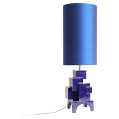 Lampe de table en céramique architecturale, par Inge Simonis, Pays-Bas, contemporaine