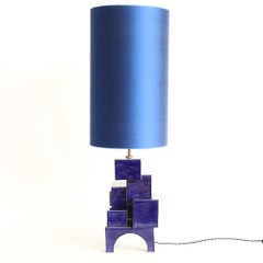 Lampe de table en céramique architecturale, par Inge Simonis, Pays-Bas, contemporaine