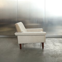 Mid-Century Modern Lounge Chair – Early 1960s (Ivory / Off-White)