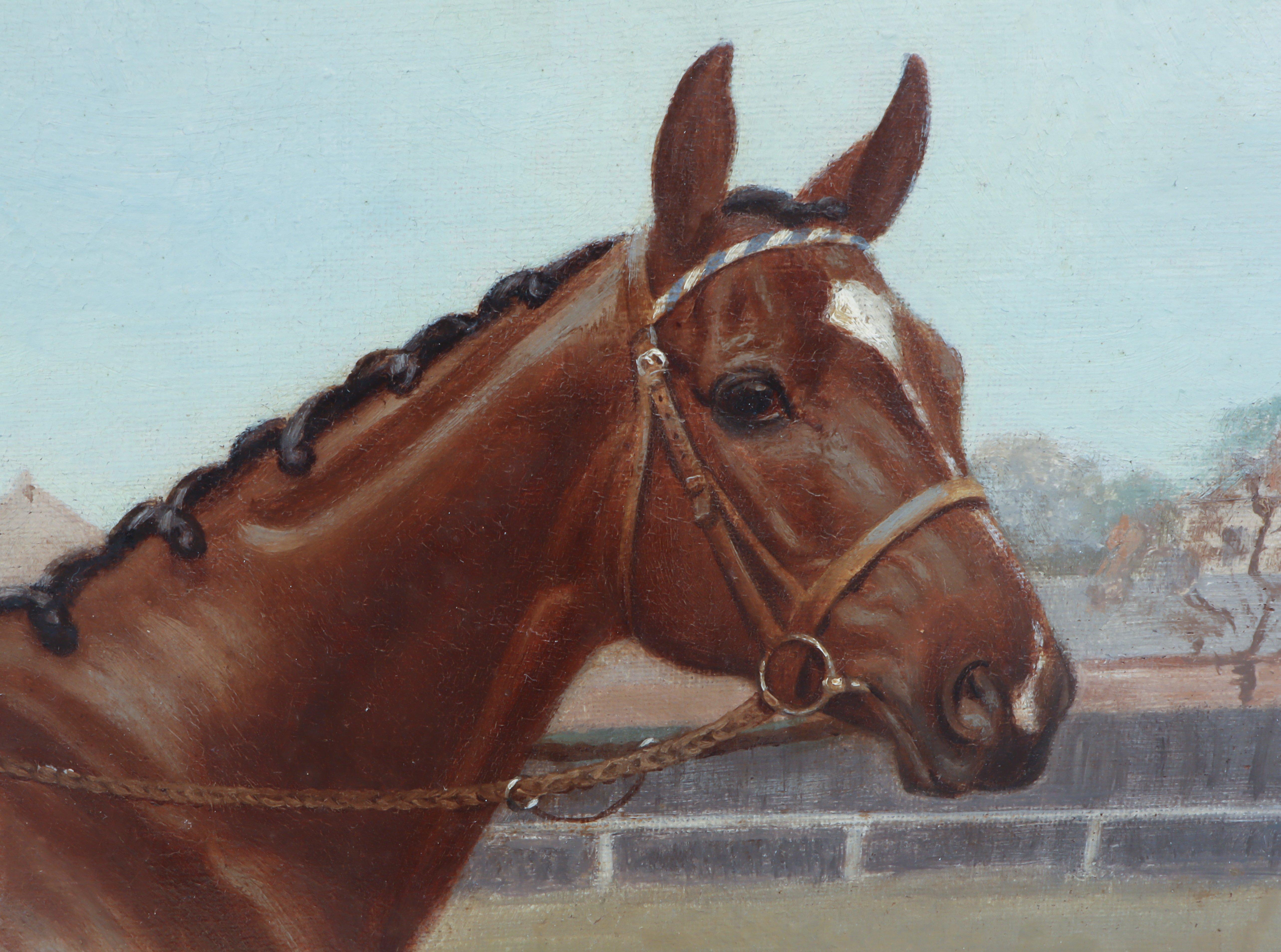 20th Century Portraits of a Jockeys and Racehorse For Sale