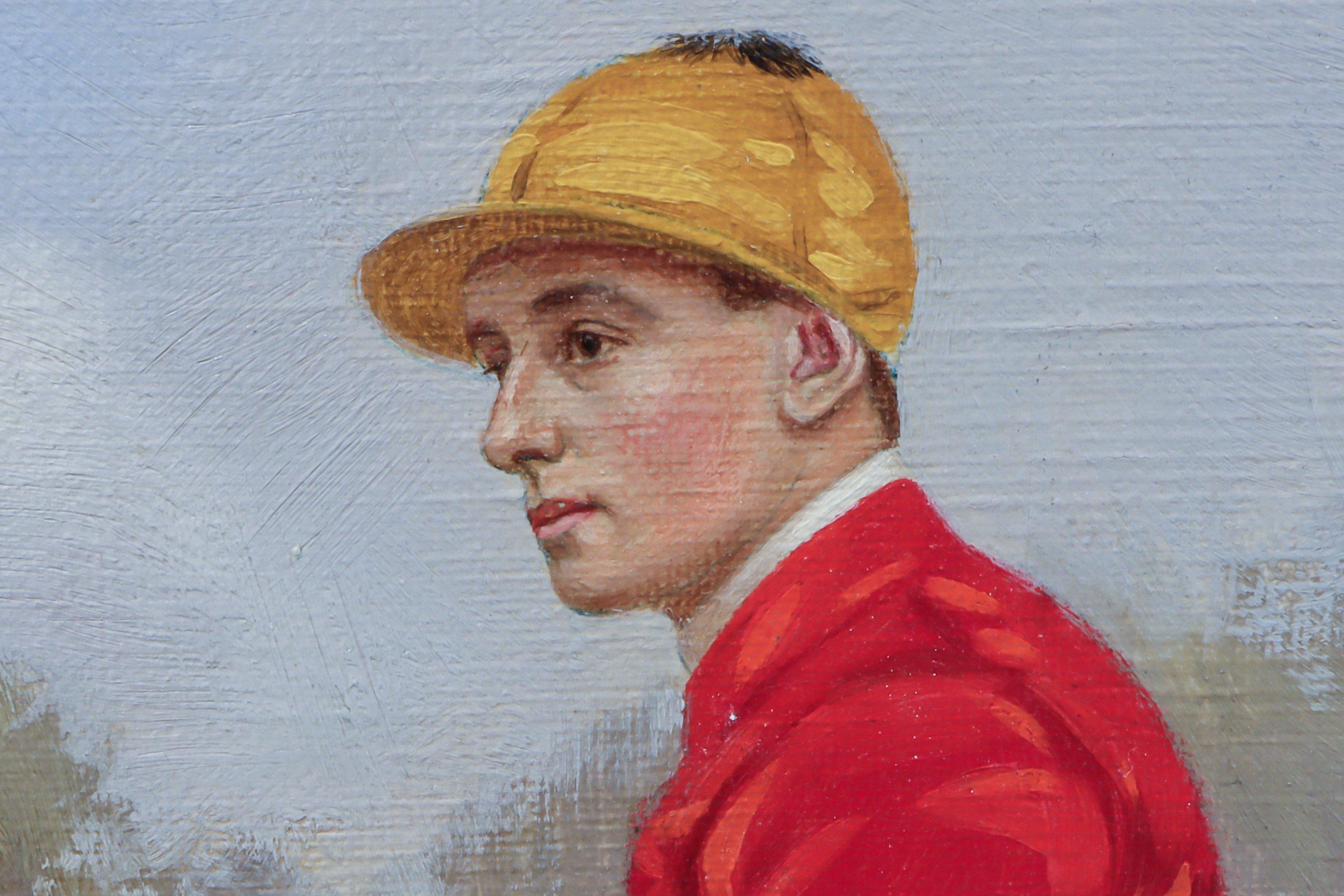English Portraits of a Jockey and Racehorse For Sale