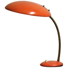 Orange Midcentury Table Lamp by Philips, 1960s