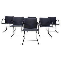 Vintage cirkel chairs by Metaform, 1980s, set of 6