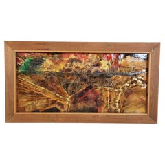 Vintage Copper Painting by Germain Rotsaert, 1960s