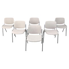Vintage Dsc 106 Side Chairs By Giancarlo Piretti For Castelli, Set Of 6