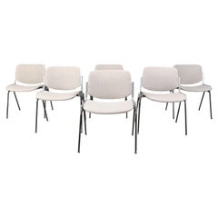 Vintage Dsc 106 Side Chairs By Giancarlo Piretti For Castelli, Set Of 6