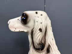 Terracotta sculpture of an English Setter, 1970s