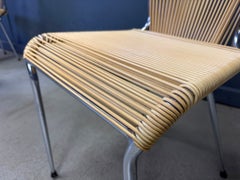Vintage 'scoubidou' chairs, set of 6 - 1960s