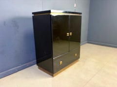 French Maison jansen style cabinet, 1970s
