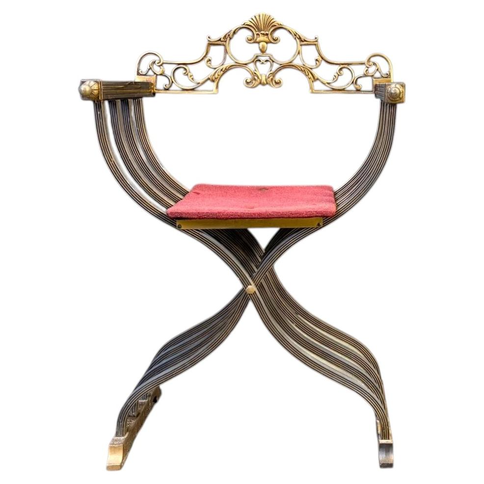 Rennaissance style Dante chair, 1960s For Sale
